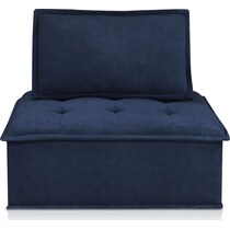 kubo blue accent chair   