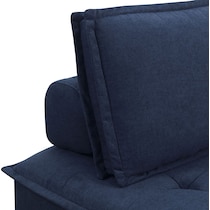 kubo blue accent chair   