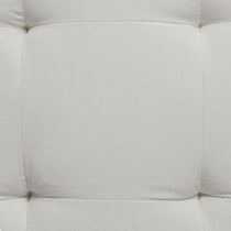 kubo white accent chair   