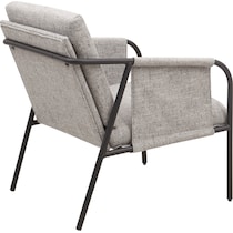 kubrick gray accent chair   