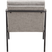 kubrick gray accent chair   
