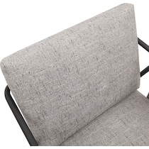 kubrick gray accent chair   