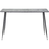 kurst gray black console table   