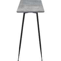 kurst gray black console table   