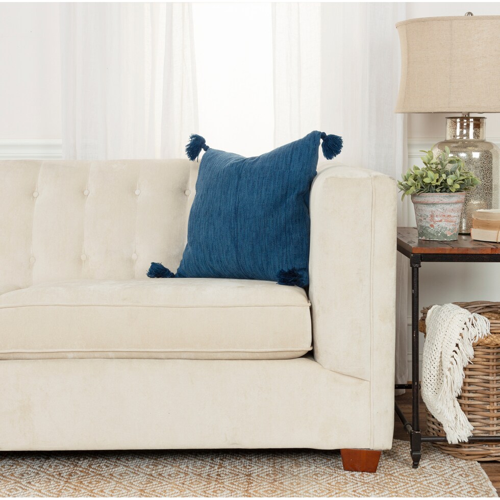 kyle blue accent pillow   