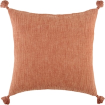 kyle orange accent pillow   
