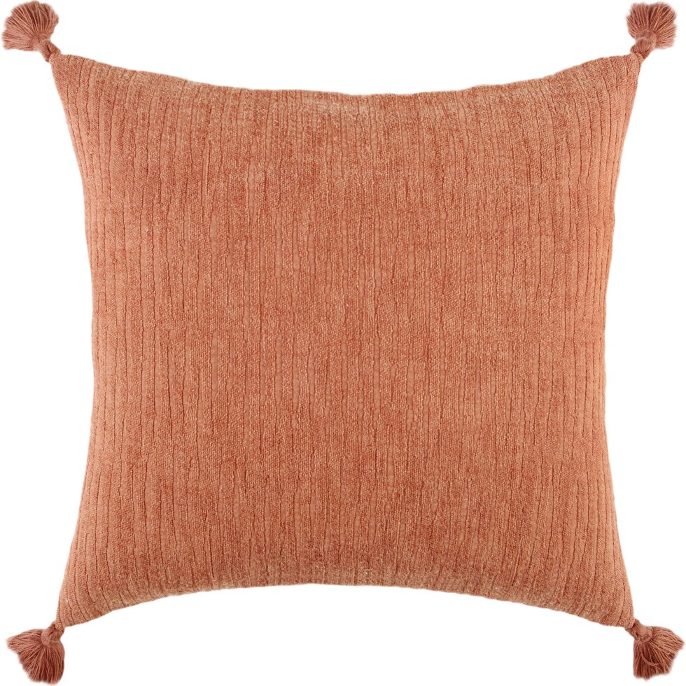 kyle orange accent pillow   