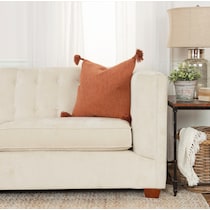 kyle orange accent pillow   