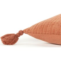 kyle orange accent pillow   