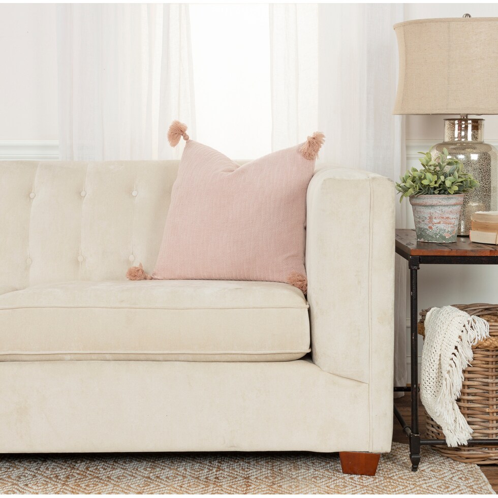 kyle pink accent pillow   