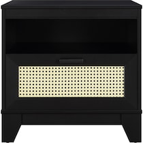 kylian black nightstand   