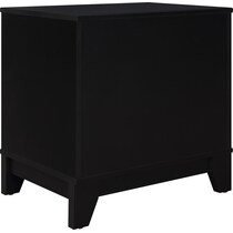 kylian black nightstand   