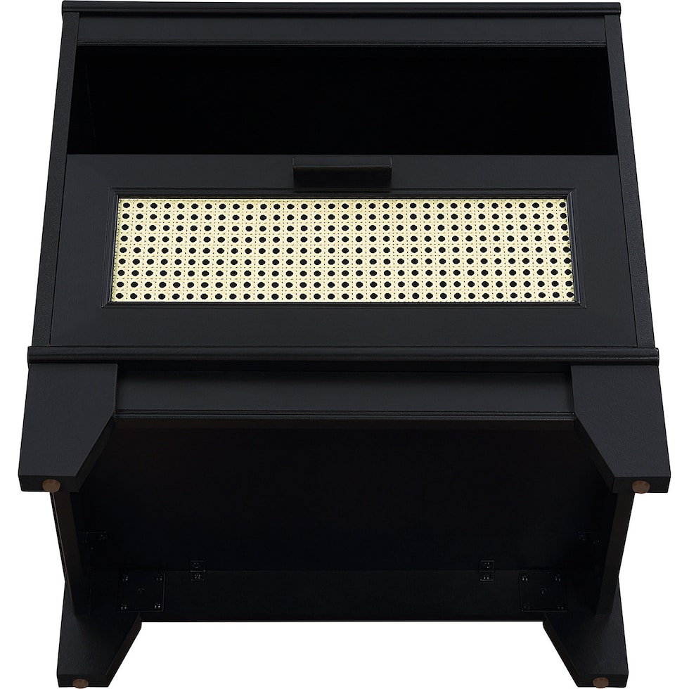 kylian black nightstand   