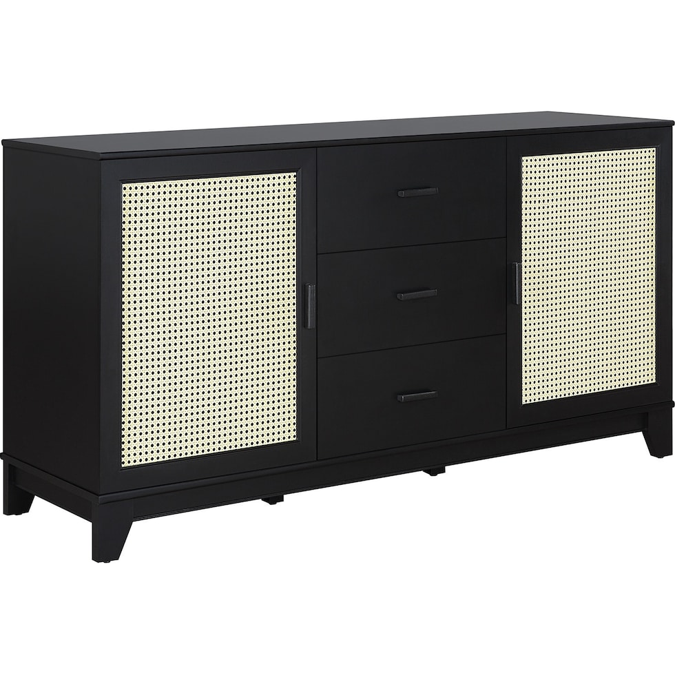 kylian black sideboard   