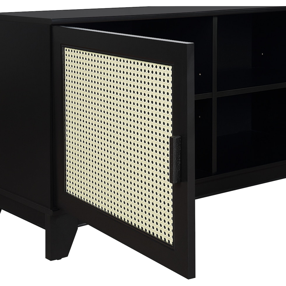 kylian black tv stand   