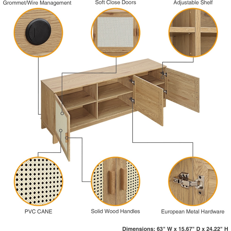 kylian nature end table   