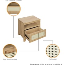 kylian nature end table   