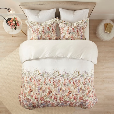 Kyra King/California King Duvet Cover Set - Multi