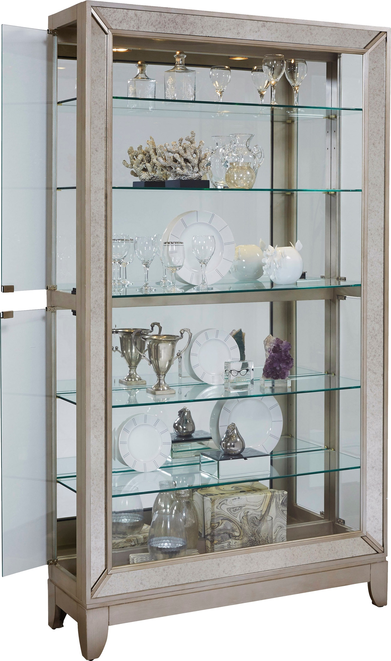 Curio cabinets at value city furniture discount