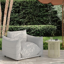 la jolla cream outdoor end table   