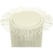la jolla cream outdoor end table   