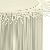 la jolla cream outdoor end table   