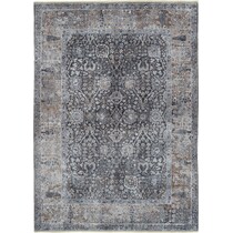 la salle gray area rug  x    