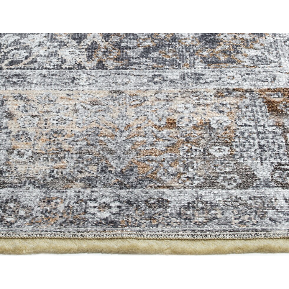 la salle gray area rug  x    