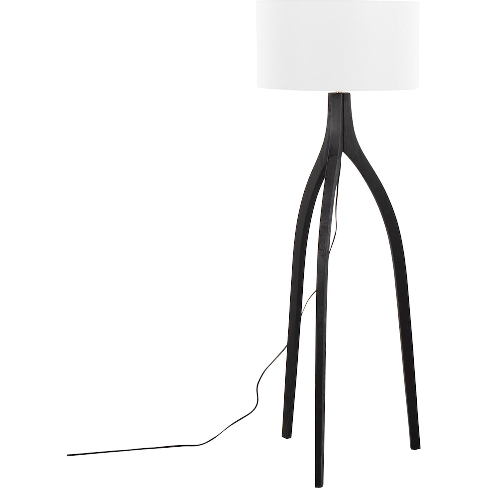 labrant black floor lamp   