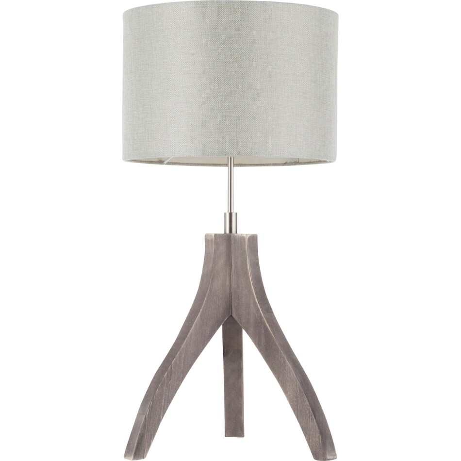 labrant gray table lamp   
