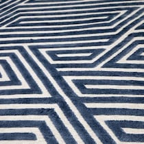 labyrinth blue area rug  x    