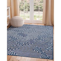 labyrinth blue area rug  x    