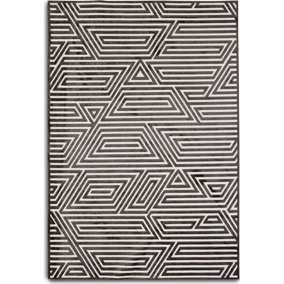 labyrinth gray area rug ' x '   
