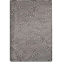 labyrinth gray area rug  x    