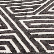labyrinth gray area rug  x    