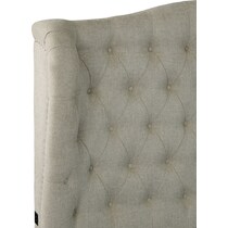lafayette gray king storage bed   