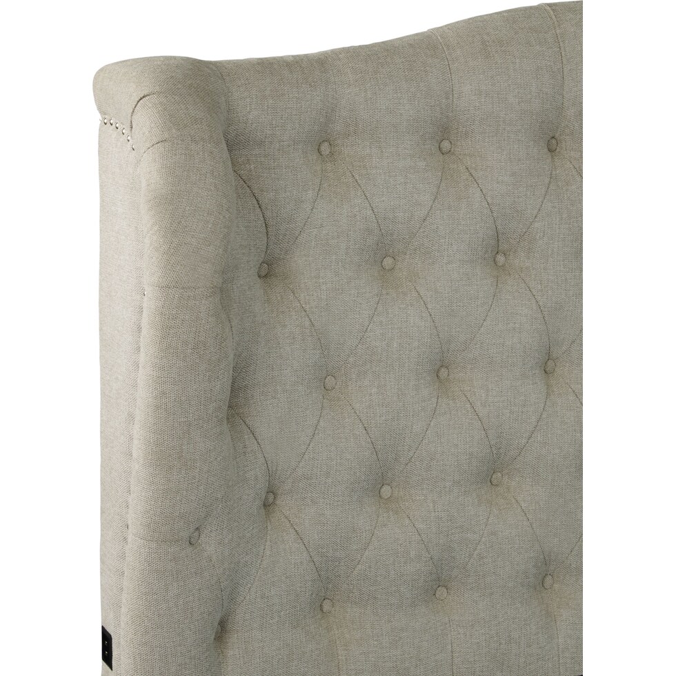 lafayette gray king storage bed   