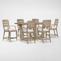 laguna dining sand  pc counter height dining room web   