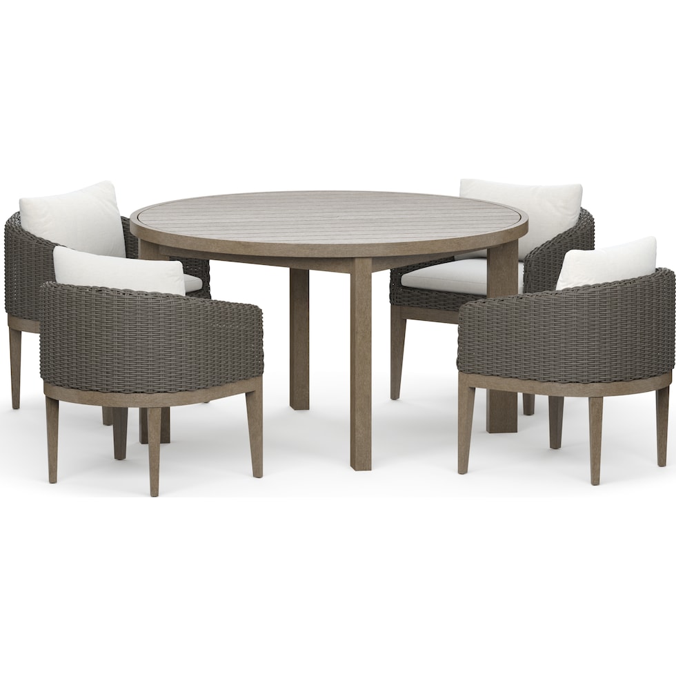 laguna outdoor dining gray  pc outdoor dining   