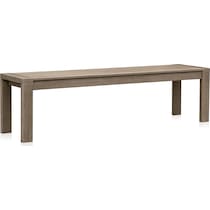 laguna outdoor dining gray outdoor dining bench   