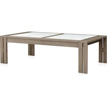 laguna outdoor living gray outdoor coffee table   