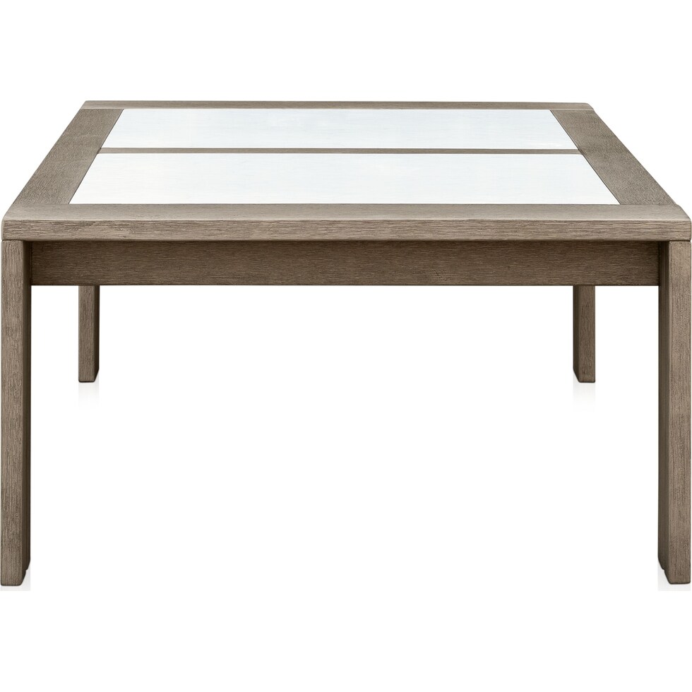 laguna outdoor living gray outdoor coffee table   
