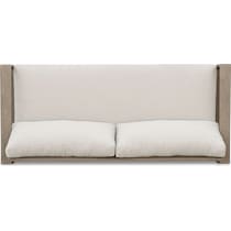 laguna outdoor living gray outdoor sofa   