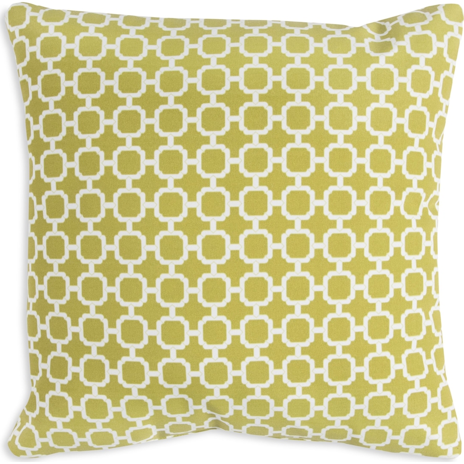 laikey green outdoor pillow   