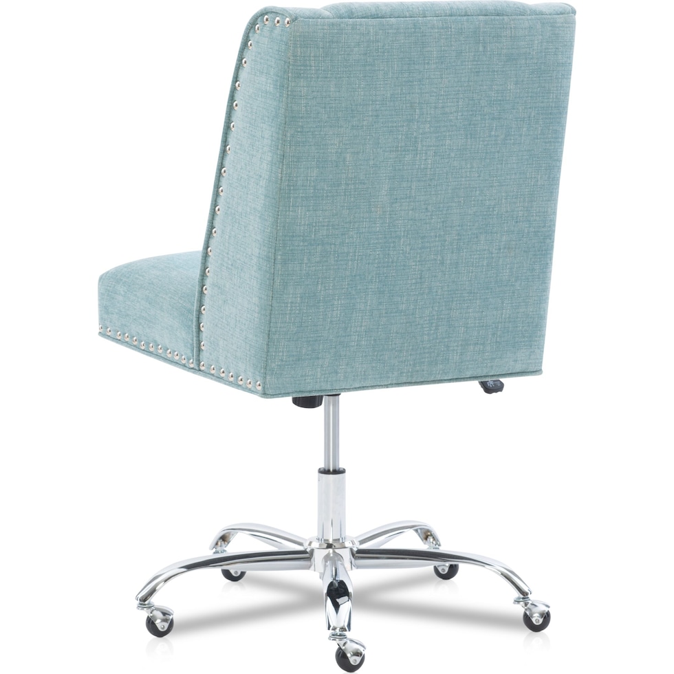 lainey blue office chair   