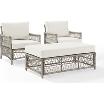 lakeline brown and cream  pc outdoor living   