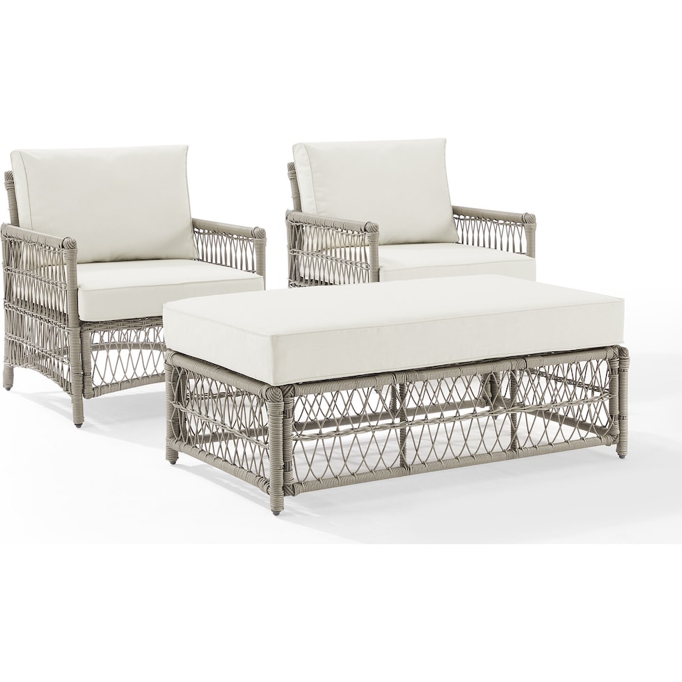 lakeline brown and cream  pc outdoor living   