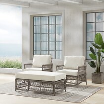 lakeline brown and cream  pc outdoor living   