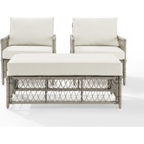 lakeline brown and cream  pc outdoor living   