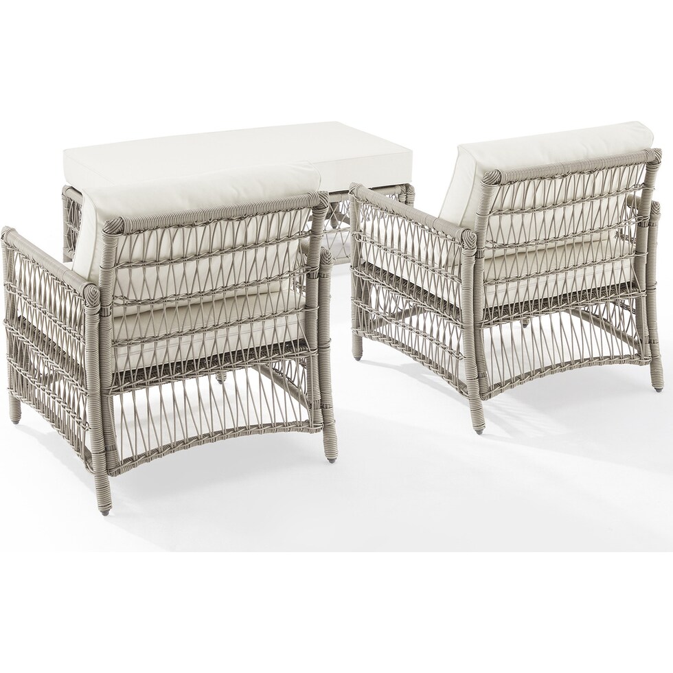 lakeline brown and cream  pc outdoor living   
